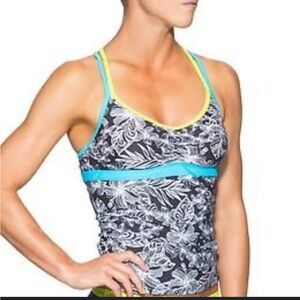 ATHLETA Plumeria Sportify Tankini Floral print size large